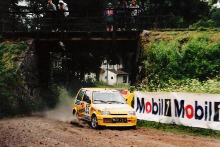 Jacek Sikora i Marek Kaczmarek - Fiat Cinquecento Sporting.